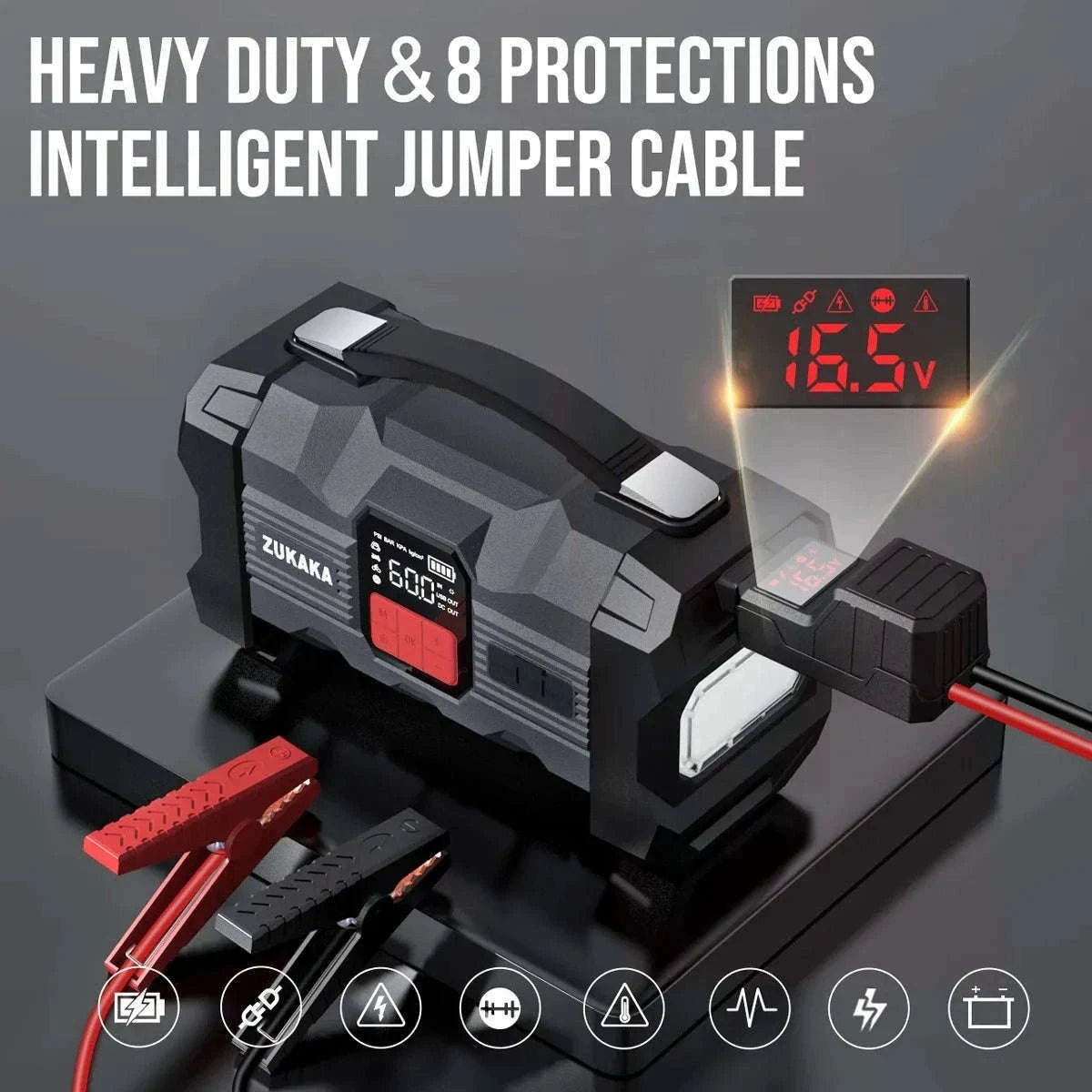 26800mAh Jump Starter with Air Compressor-26800mAh 99.16wh / Italy