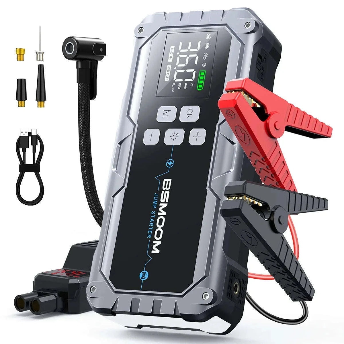 26800mAh Jump Starter with Air Compressor-26800mAh 99.16wh / Italy