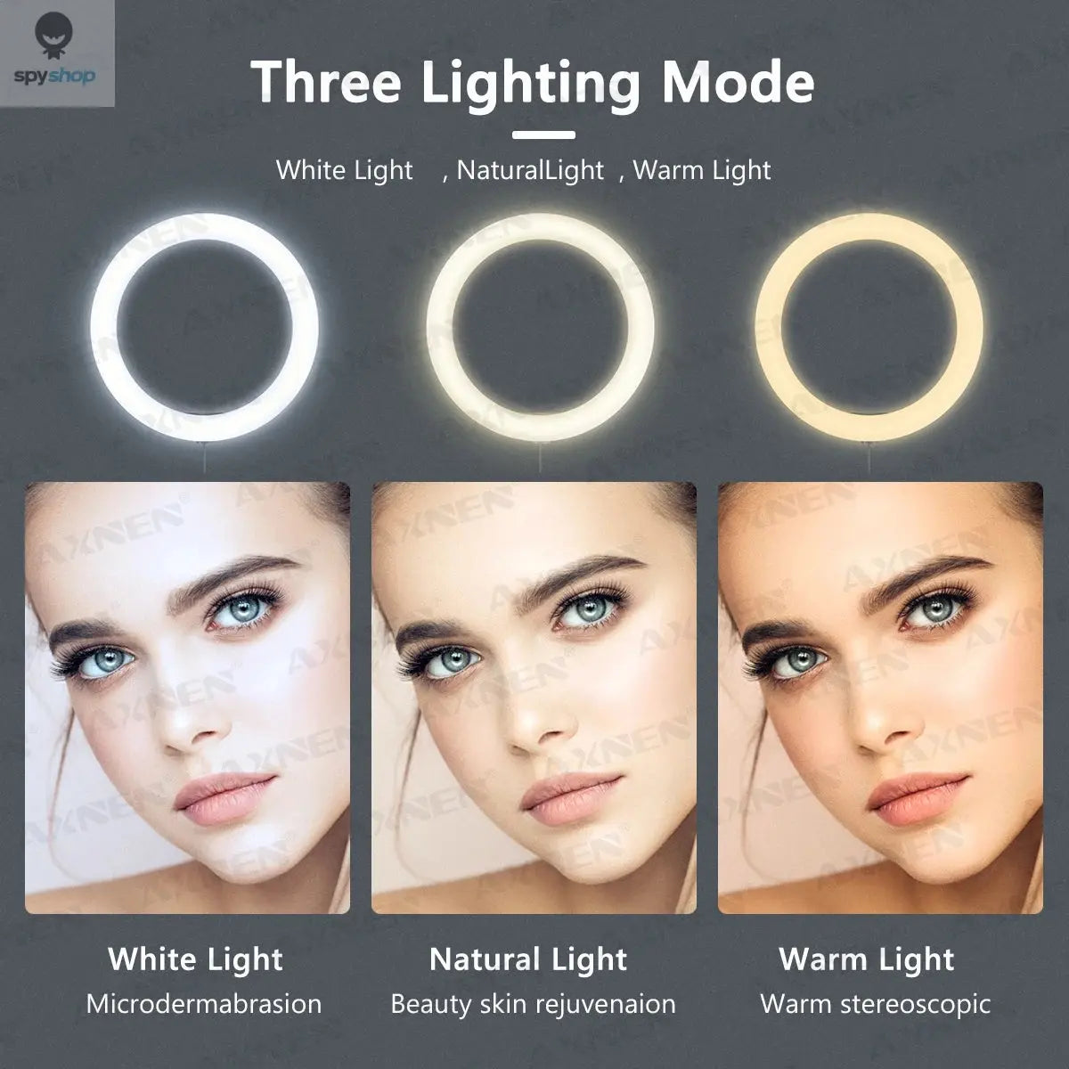 26cm Photo Ringlight Led Selfie Ring Light Phone Remote Control Lamp Photography Lighting with Tripod Stand Holder Youtube Video