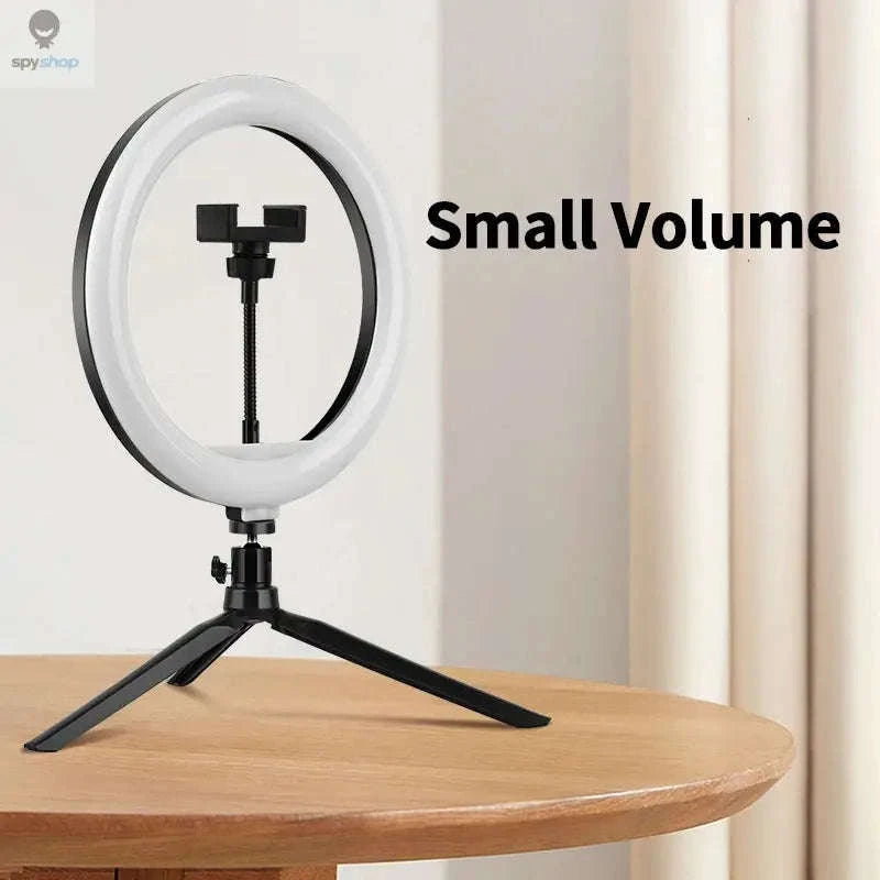 26cm LED Ring Light Selfie Lamp with Tripod-26cm 10 inch