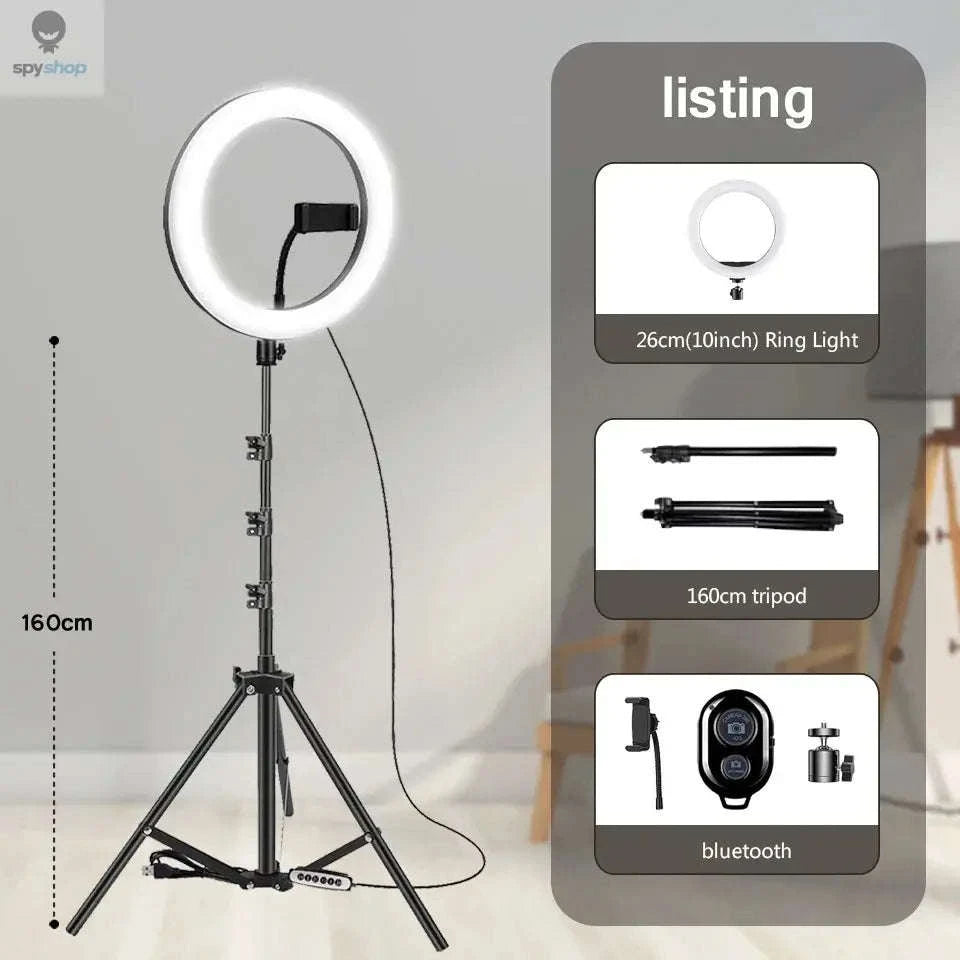 26cm LED Selfie Ring Light for Live Streaming-C-26cm