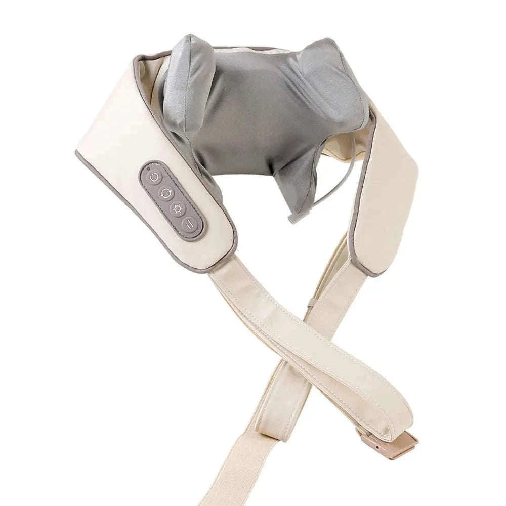 26W Brushless Neck and Shoulder Massager with Heat-20W-White