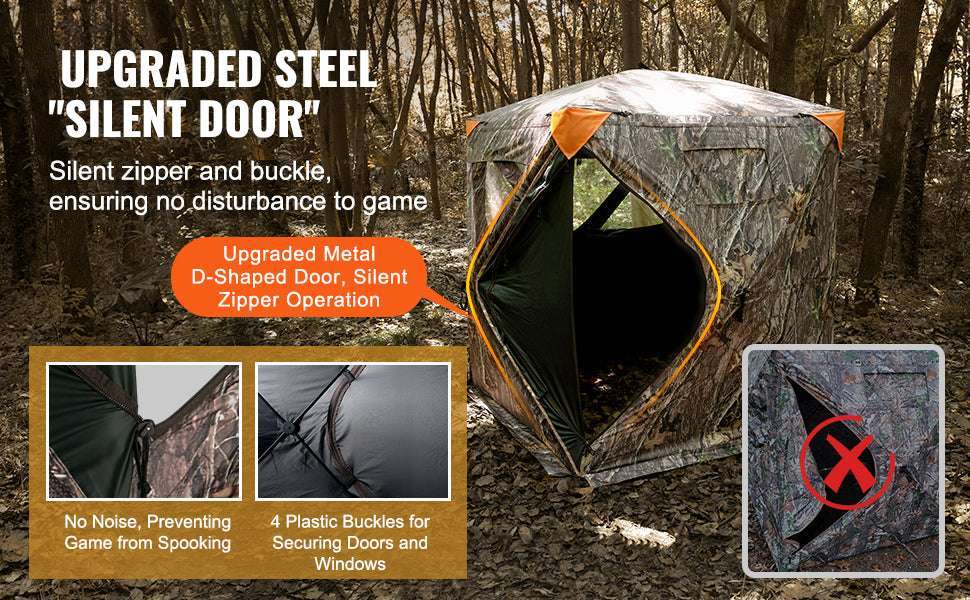 270° See-Through Hunting Blind for 2–3 People with Pop-Up Setup-55inch / CZECH REPUBLIC