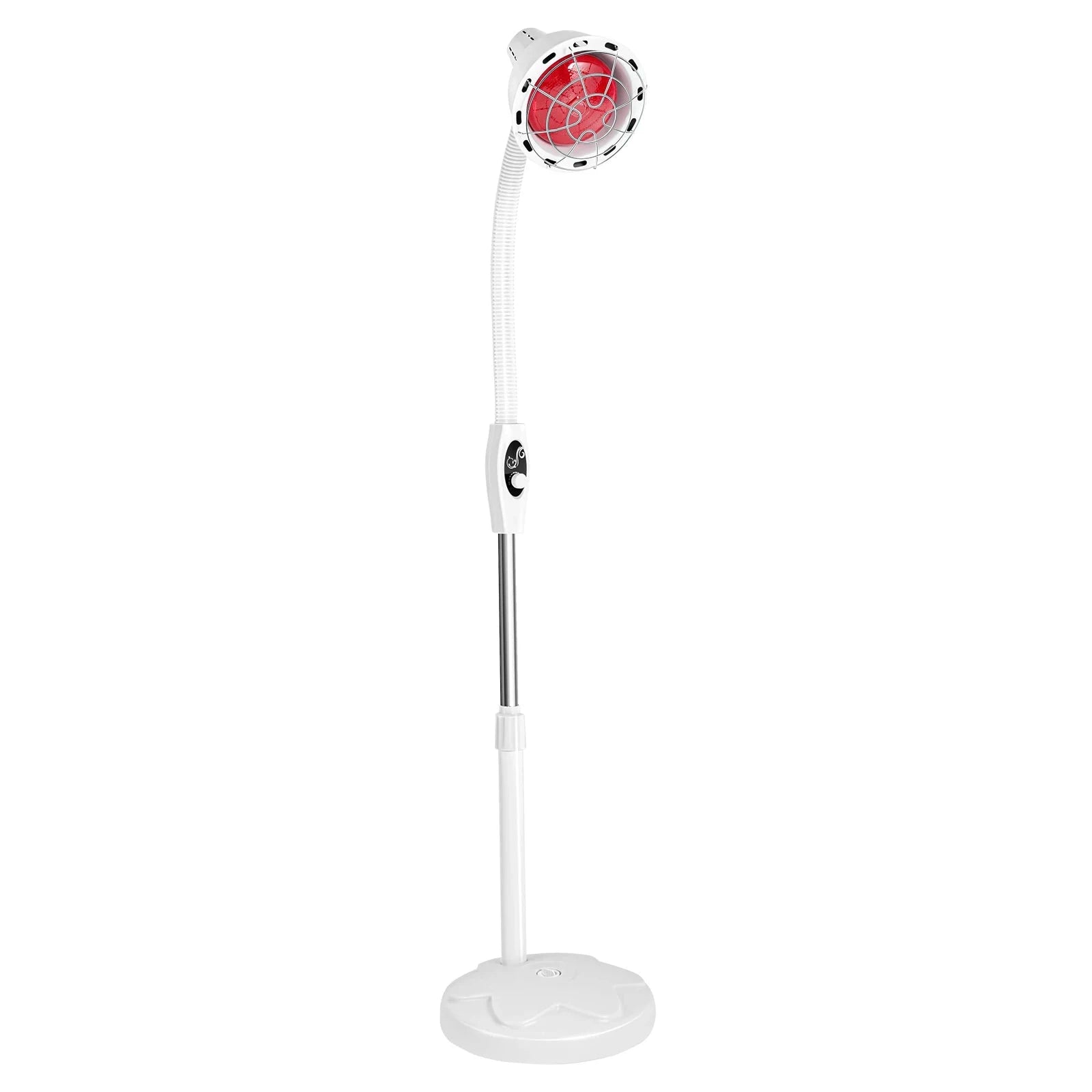 275W Infrared Heat Therapy Lamp with Adjustable Temp & 360° Rotation-White / GERMANY