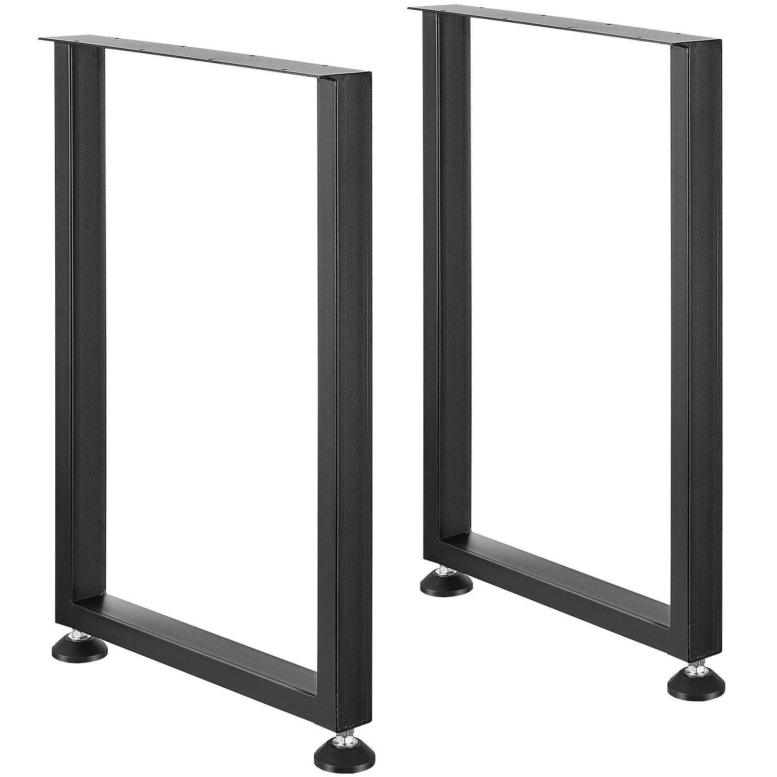 28" Adjustable Steel Table Legs Set – Heavy Duty 1000 lb Support-United States