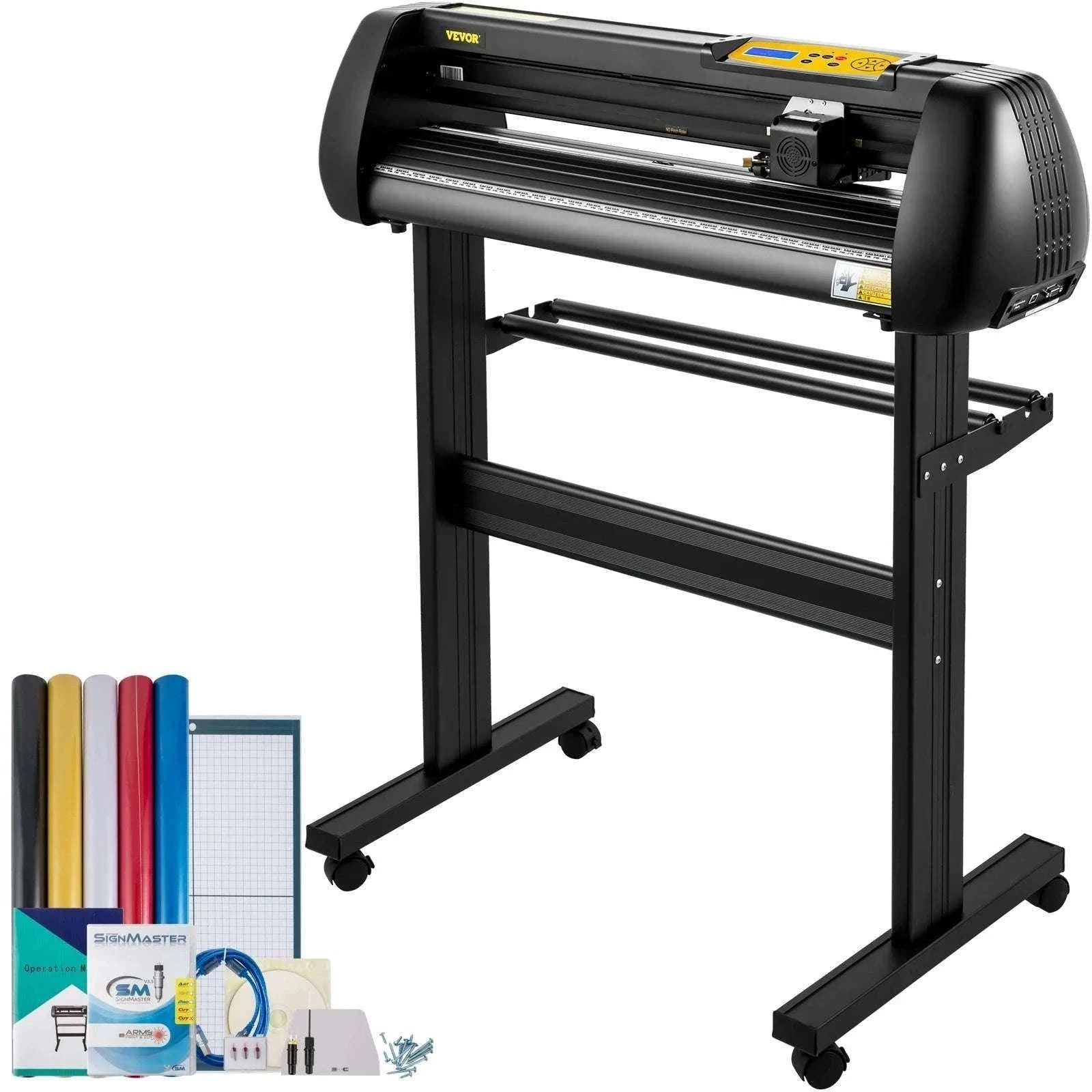 28-Inch Vinyl Cutter Plotter with Adjustable Speed & Force Kit-28in / france