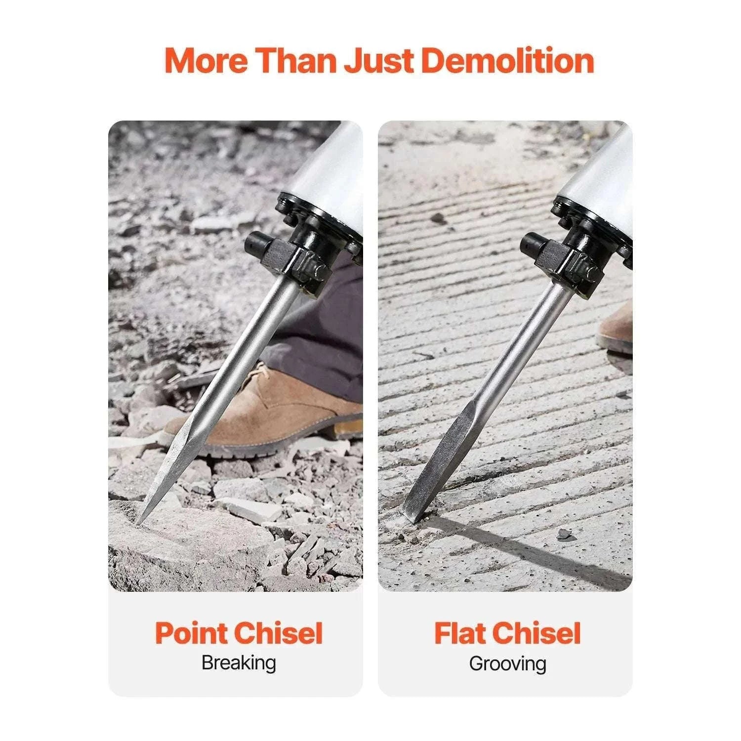 2800W Electric Demolition Jack Hammer 1200 BPM Concrete Breaker Kit-3000W 1PC / spain