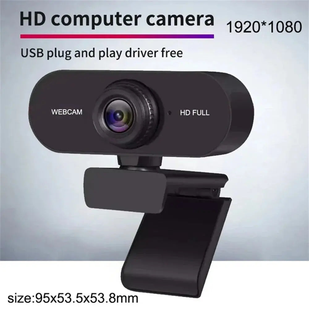 2K 1080P 720P 480P HD Webcam For Desktop Laptop Computer Mini USB Web Camera With Microphones Web Cam Cover For YouTube Skype Spy-shop.com