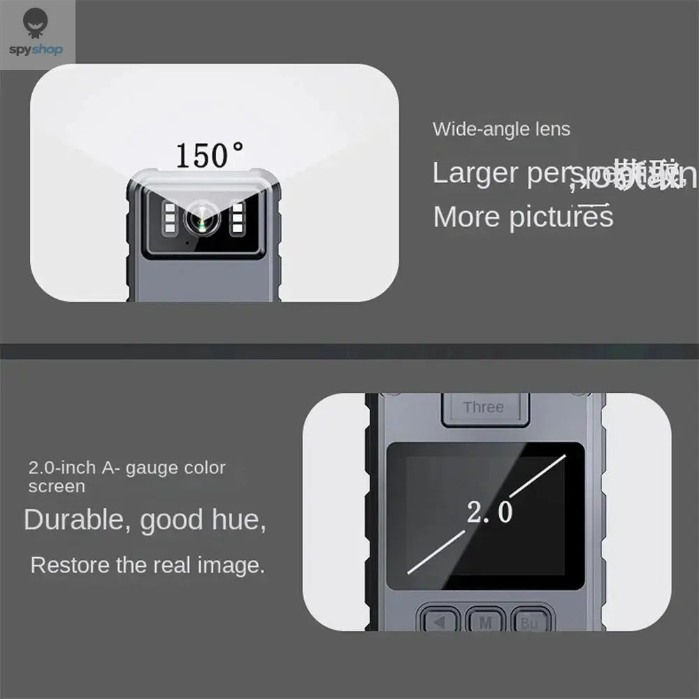 2K Wifi Hotspot Body Camera Law Enforcement Recorder DVR IR Night Vision Wearable Cam Bike Motorcycle Waterproof Mini Camcorders