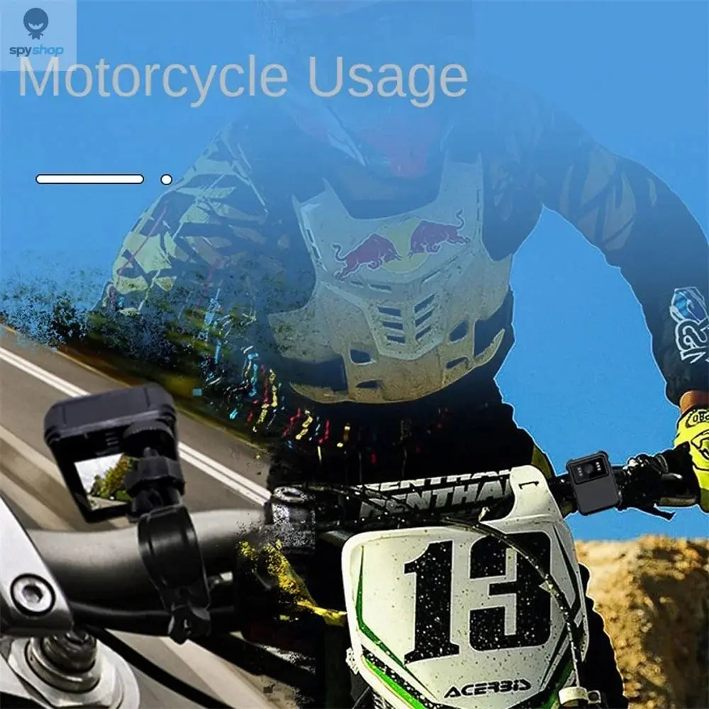 2K Wifi Hotspot Body Camera Law Enforcement Recorder DVR IR Night Vision Wearable Cam Bike Motorcycle Waterproof Mini Camcorders