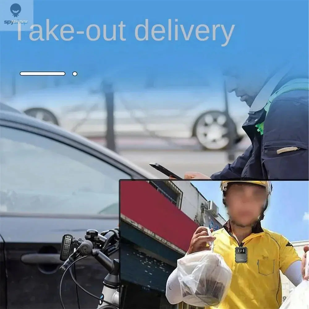 2K Wifi Hotspot Body Camera Law Enforcement Recorder DVR IR Night Vision Wearable Cam Bike Motorcycle Waterproof Mini Camcorders