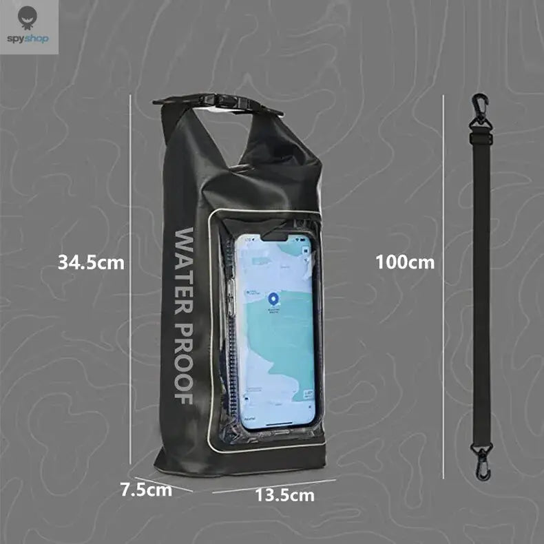 2L Dry Bag Touch Screen Waterproof Bags For Trekking Drifting Rafting Surfing kayak Outdoor Sports Bags Camping Equipment XA394Q