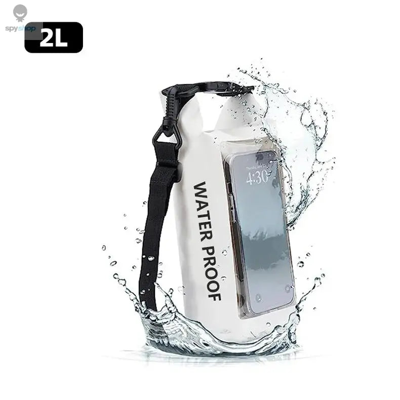 2L Dry Bag Touch Screen Waterproof Bags For Trekking Drifting Rafting Surfing kayak Outdoor Sports Bags Camping Equipment XA394Q