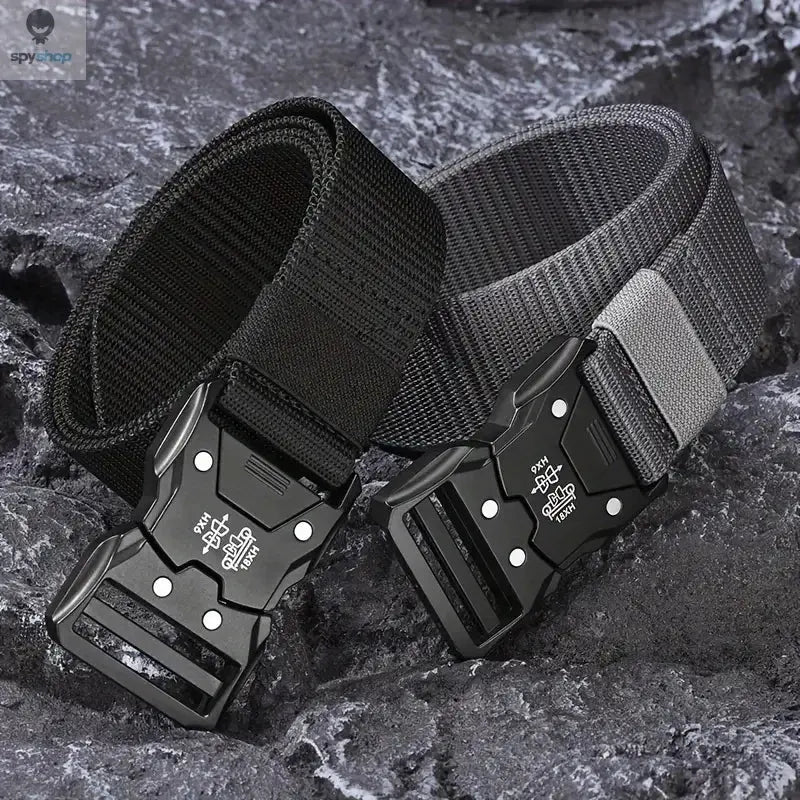 2PC Tactical Waist Belt - Durable Automatic Buckle, Perfect for Outdoor Adventures, Unisex Accessories for Men and Women Spy-shop.com