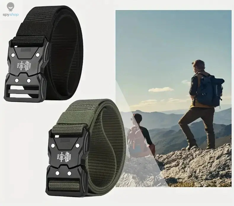 2PC Tactical Waist Belt - Durable Automatic Buckle, Perfect for Outdoor Adventures, Unisex Accessories for Men and Women Spy-shop.com