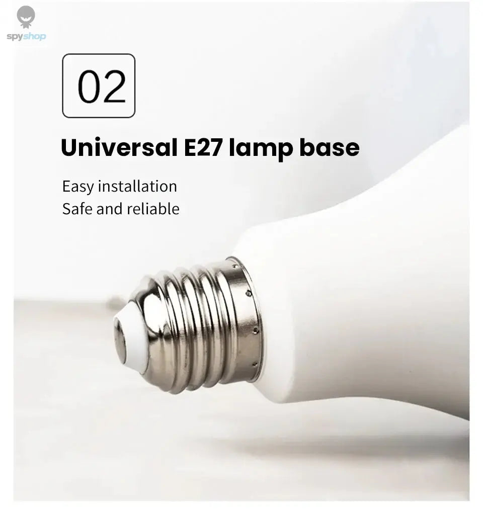 2PCS LED Bulb Light E27 12W Radar Motion Sensor 220V White Lamp Working in Night Auto On for Home Living Room Stairs Pathway Spy-shop.com