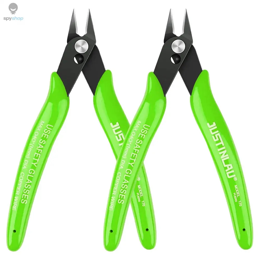 2Pcs Mini Nose Cutting Plier Electrical Wire Cable Cutter Metal Side Snips Flush Pliers Convenient Durable Tool Spy-shop.com