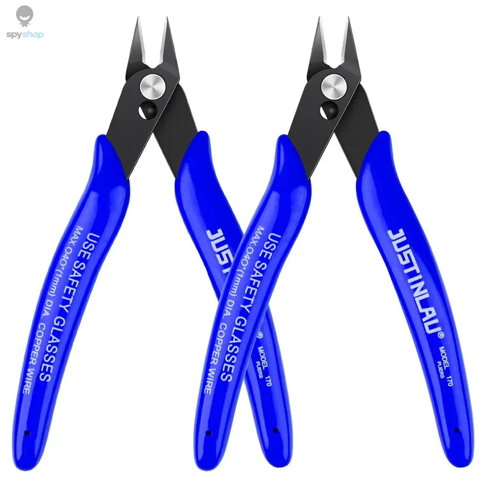 2Pcs Mini Nose Cutting Plier Electrical Wire Cable Cutter Metal Side Snips Flush Pliers Convenient Durable Tool Spy-shop.com