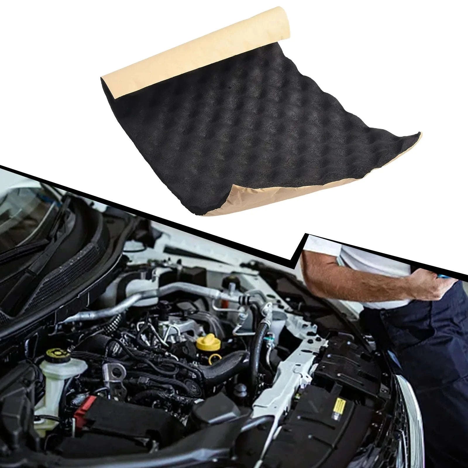 2cm Car Sound Deadener Foam Mat-Germany / 50x80cm
