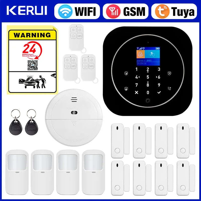 2G GSM WiFi Home Security Alarm-KIT 3 / EU Plug