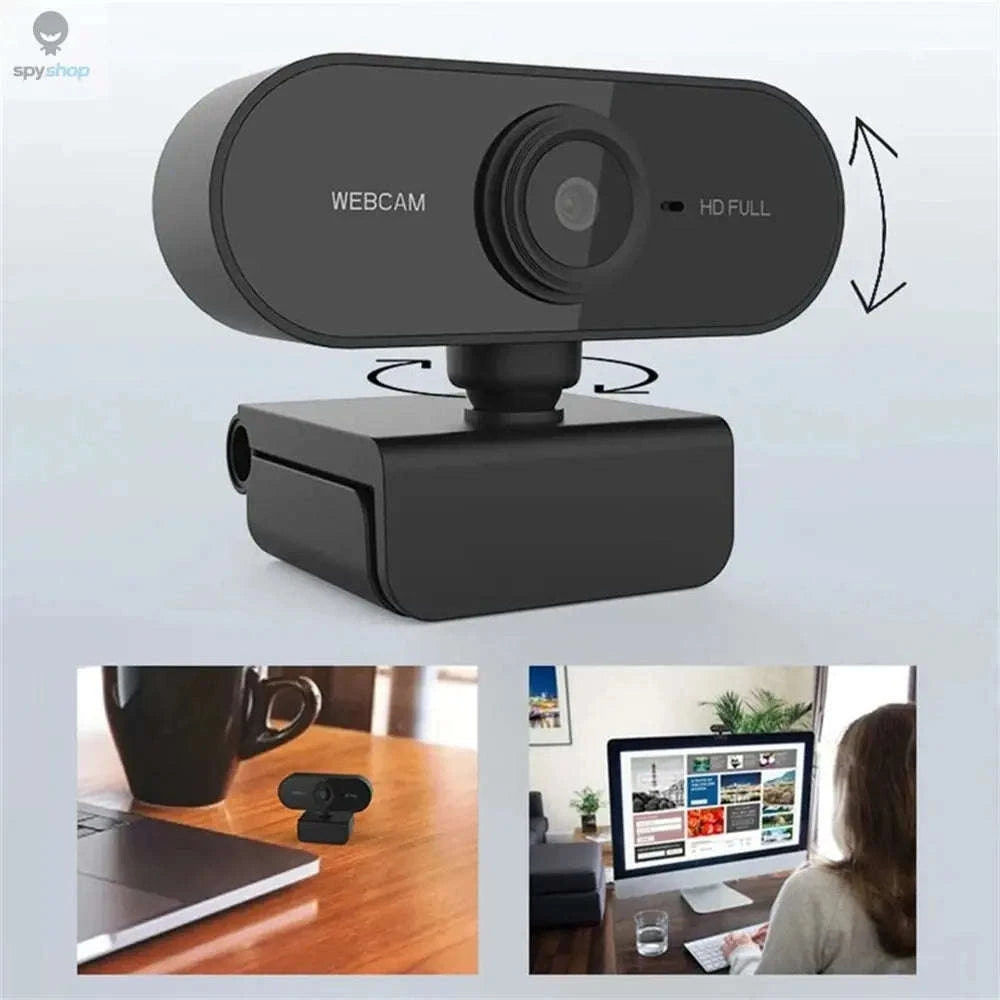 2K 1080P HD Webcam – Dual Microphones, Autofocus, Privacy Cover-1080P