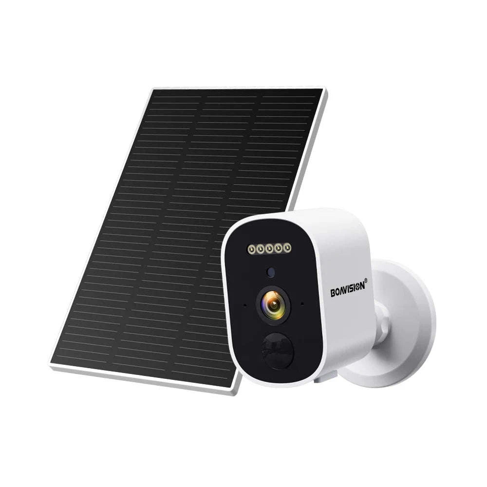 2K 3MP Wireless Solar Security Camera with Battery and Night Vision-2K Solar Panel Cam / United States