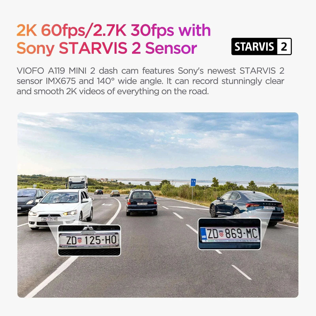 2K 60FPS Mini Dash Cam with GPS, Wi‑Fi, Voice Control and Parking Mode-Package E / China Mainland / NO Card