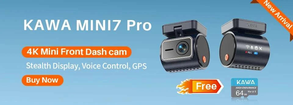 2K Dash Cam with WiFi App, Voice Control & Night Vision-Voice Control / 32G