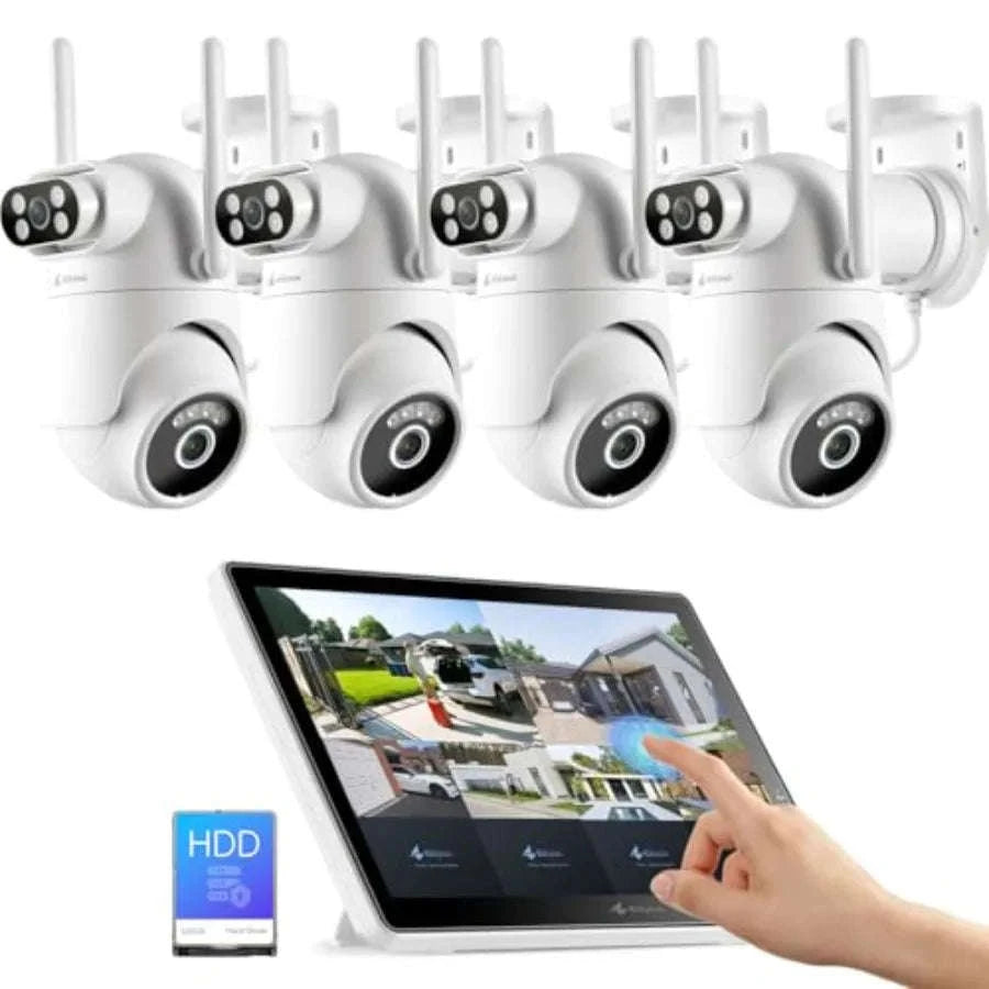 2K Dual-Lens Wireless Security Camera with 360° PTZ-United States / 4CamKit