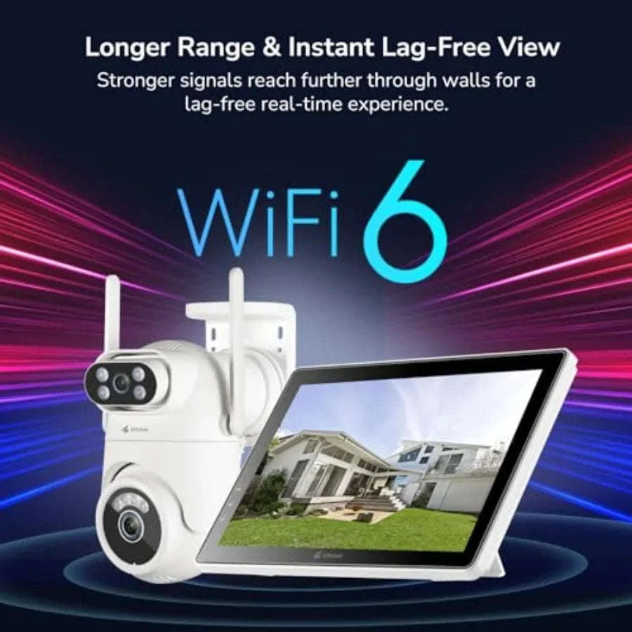 2K Dual-Lens Wireless Security Camera with 360° PTZ-United States / 4CamKit
