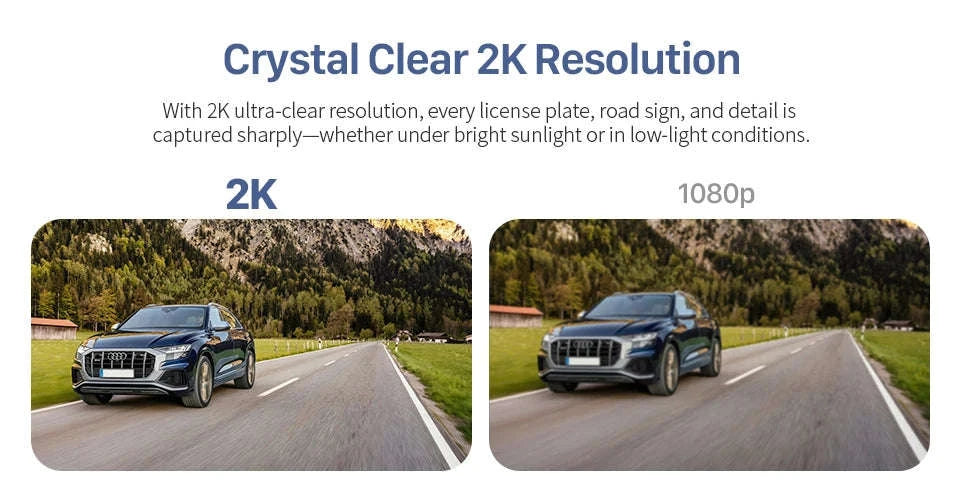 2K Mini Dash Cam with WiFi, Voice Control and Parking Monitor-MINI3 Pro / 32G