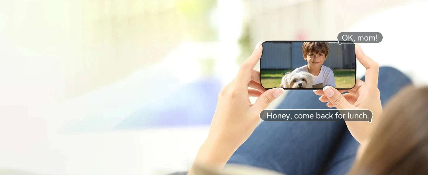 2K Outdoor Security Camera 360° PTZ with Color Night Vision-EU Plug