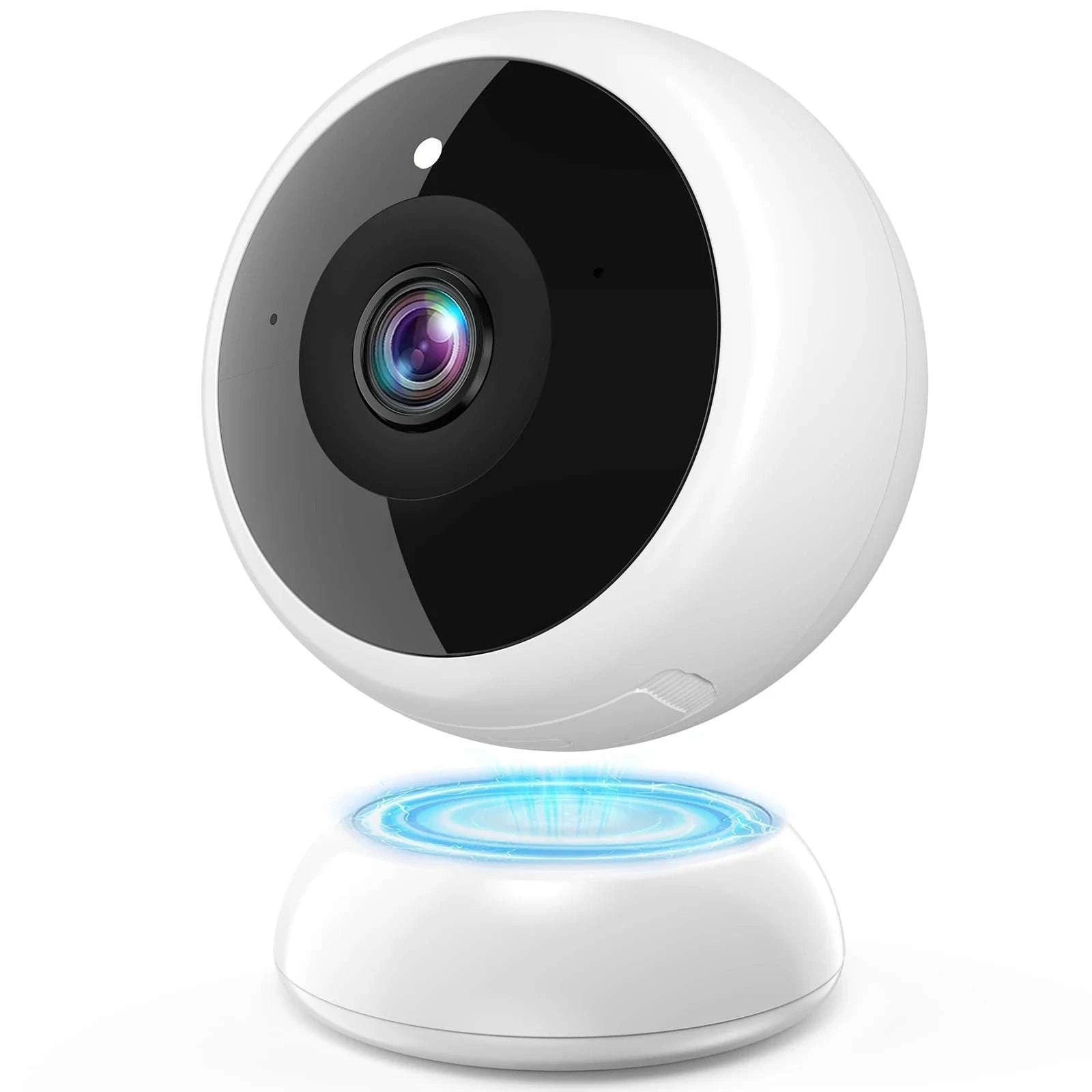 2K WiFi Security Camera Outdoor Magnetic Wireless with Night Vision-White