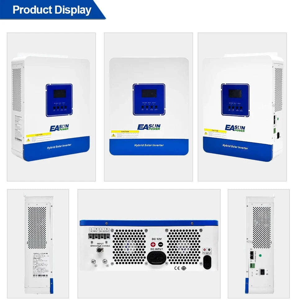 2KVA 1.6KW Hybrid Solar Inverter 12V 230V 100A MPPT Pure Sine Wave with WiFi-SMT-2KW-12V-WIFI / Poland