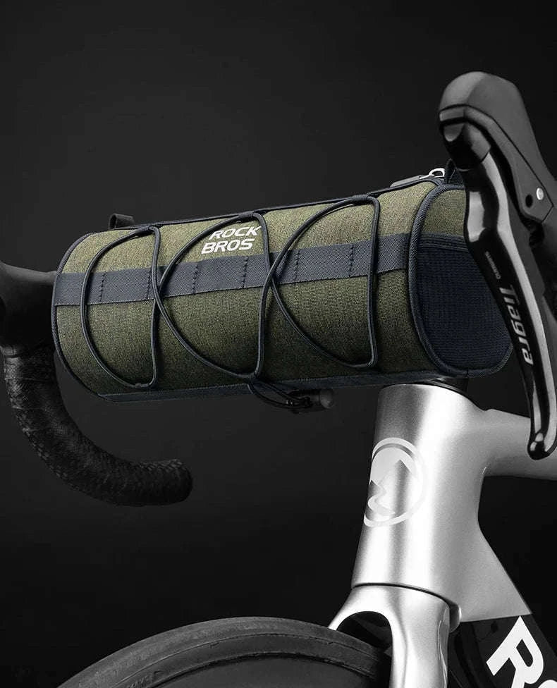 2L Bicycle Handlebar Bag with Shoulder Strap & 3-Point Mount-W009 / About 2L