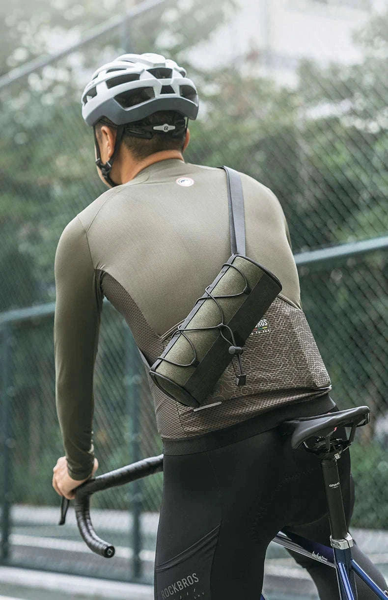 2L Bicycle Handlebar Bag with Shoulder Strap & 3-Point Mount-W009 / About 2L