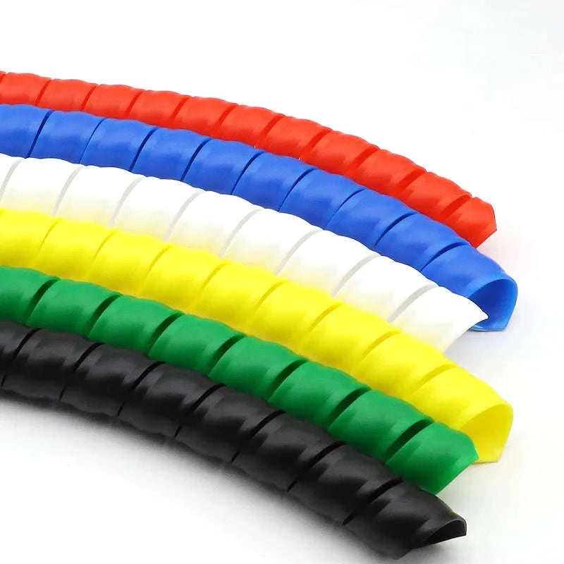 2M Spiral Cable Protection Sleeve Wire Organizer-Yellow / 2m / 10mm