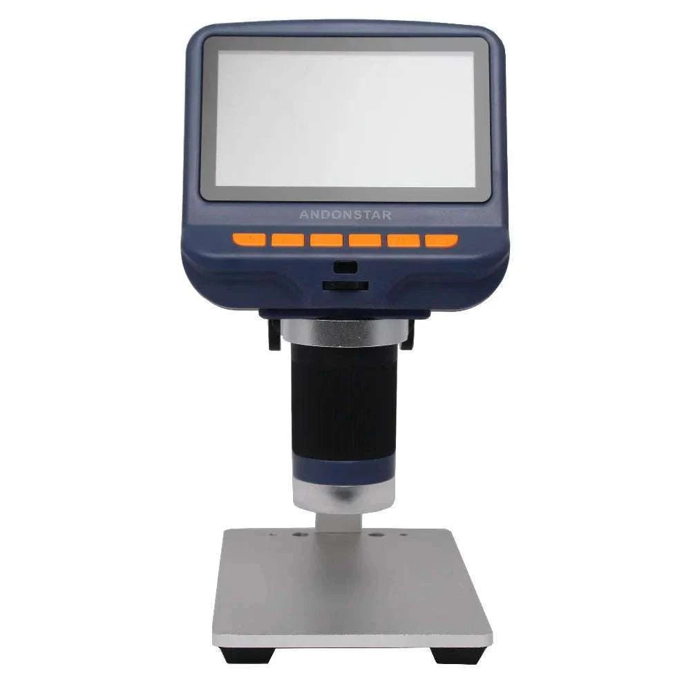 2MP 1080P Digital Microscope with 4.3" Screen and 220X Zoom-Silver
