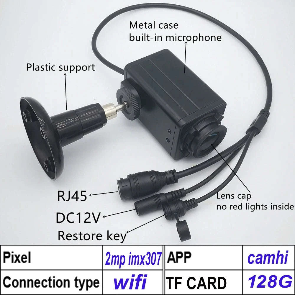 2MP IMX307 Starlight Full Color Night Vision Wireless IP Camera-4G RJ45 32G