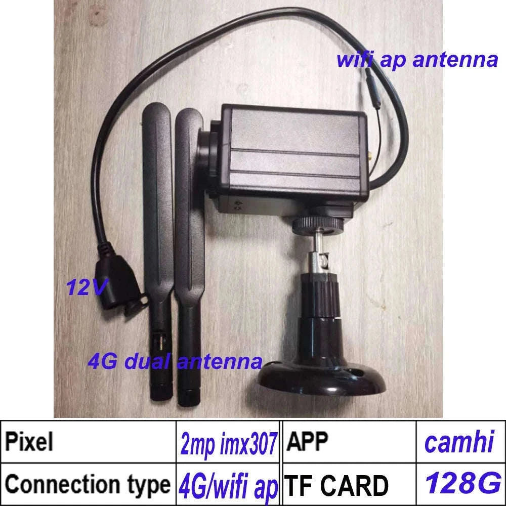 2MP IMX307 Starlight Full Color Night Vision Wireless IP Camera-4G RJ45 32G