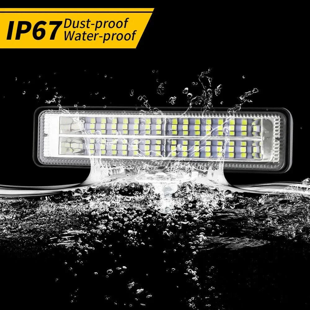 2pc 84W 28LED Car Work Light 12V High Bright Spotlight-84w 4PCS