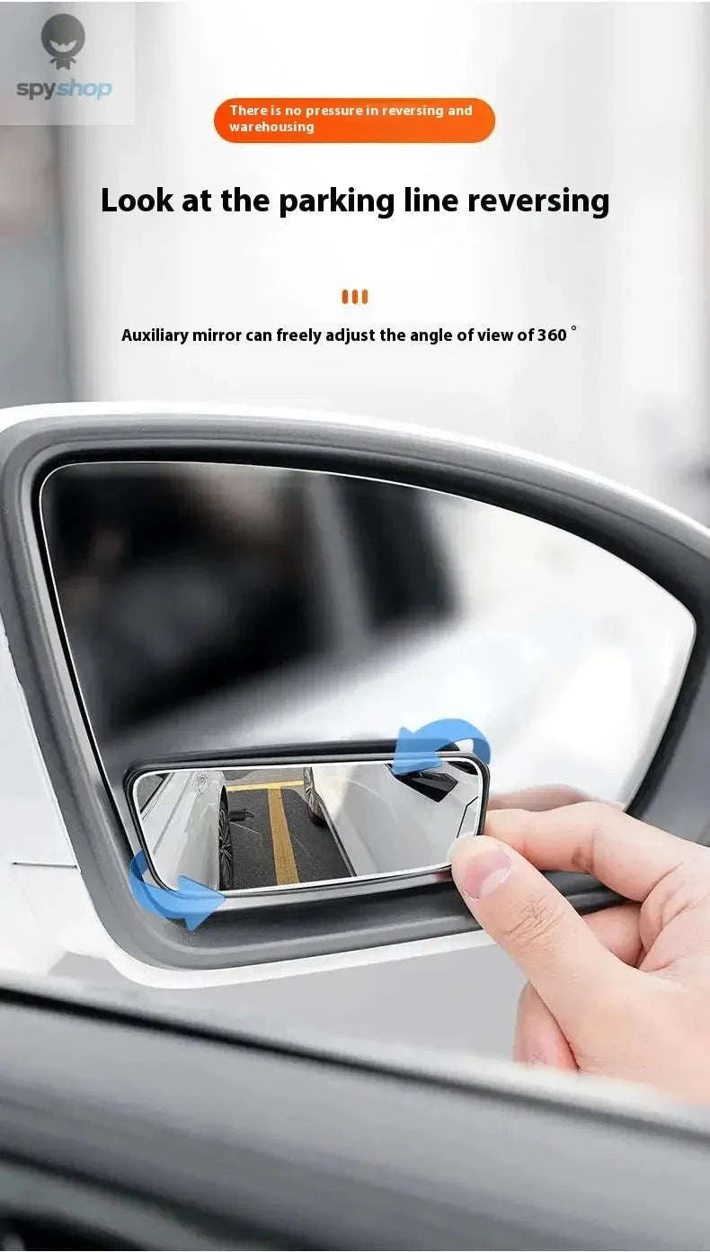 2Pcs 360° Adjustable Blind Spot Mirror Set-1 set