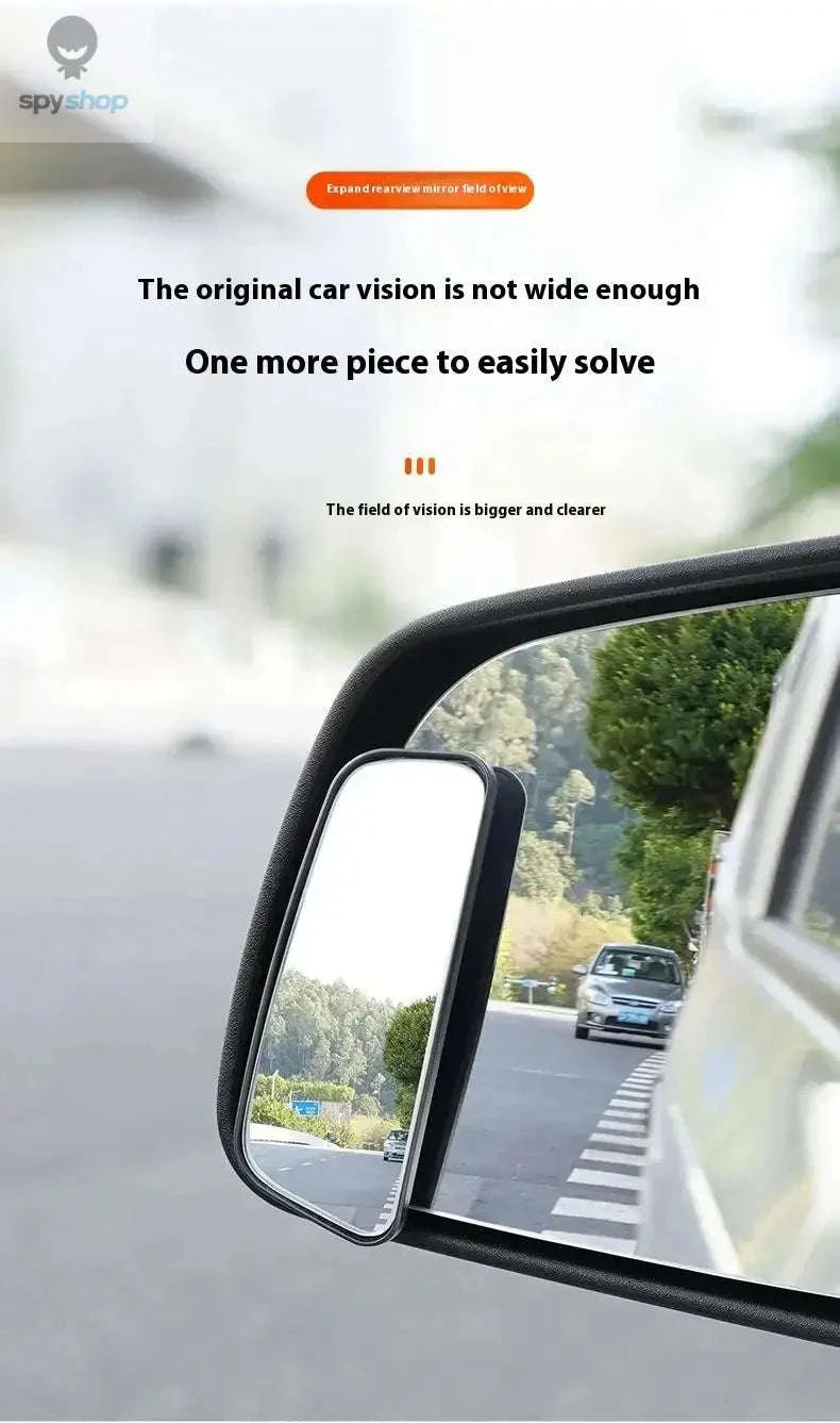 2Pcs 360° Adjustable Blind Spot Mirror Set-1 set