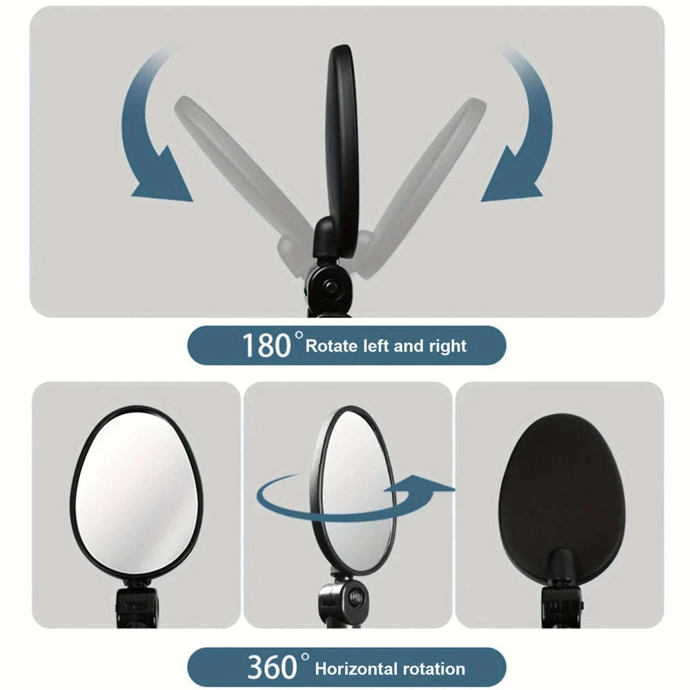 2PCS 360° Bicycle Rearview Mirror Set-2 Pcs 5.7 cm