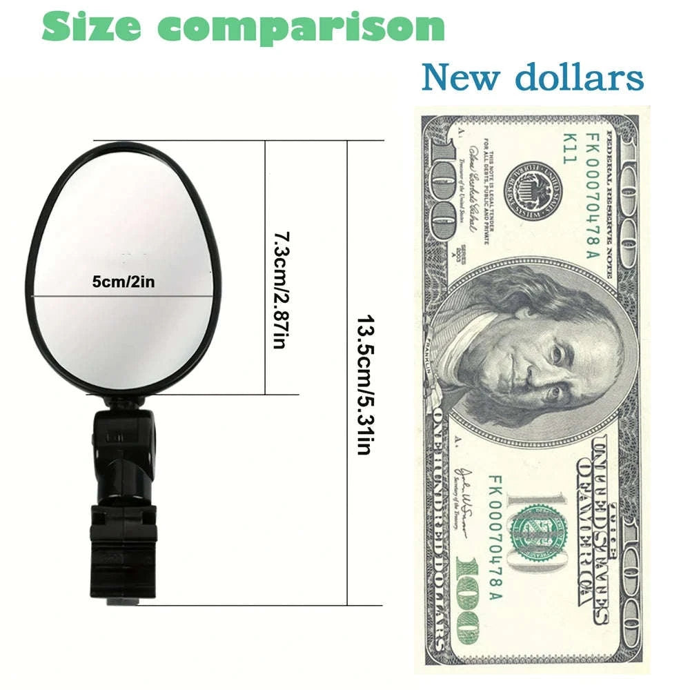 2PCS 360° Bicycle Rearview Mirror Set-2 Pcs 5.7 cm