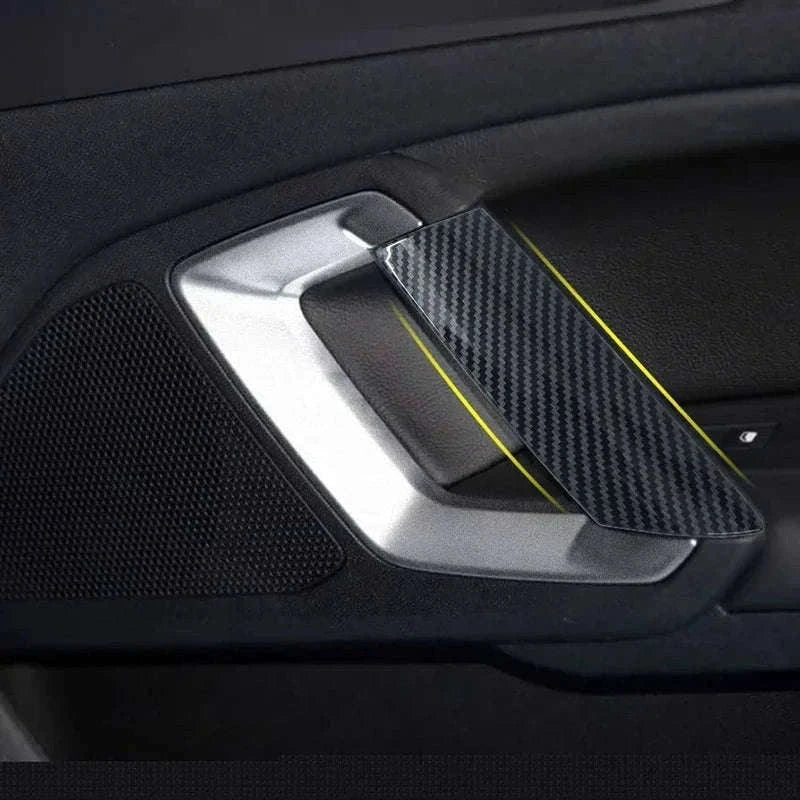 2pcs Car Door Handle Trim Covers for Peugeot 408 308 308S-Australia / Red