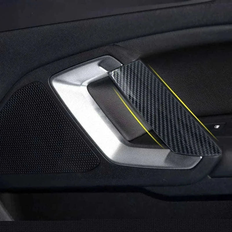 2pcs Car Door Handle Trim Covers for Peugeot 408 308 308S-Australia / Red