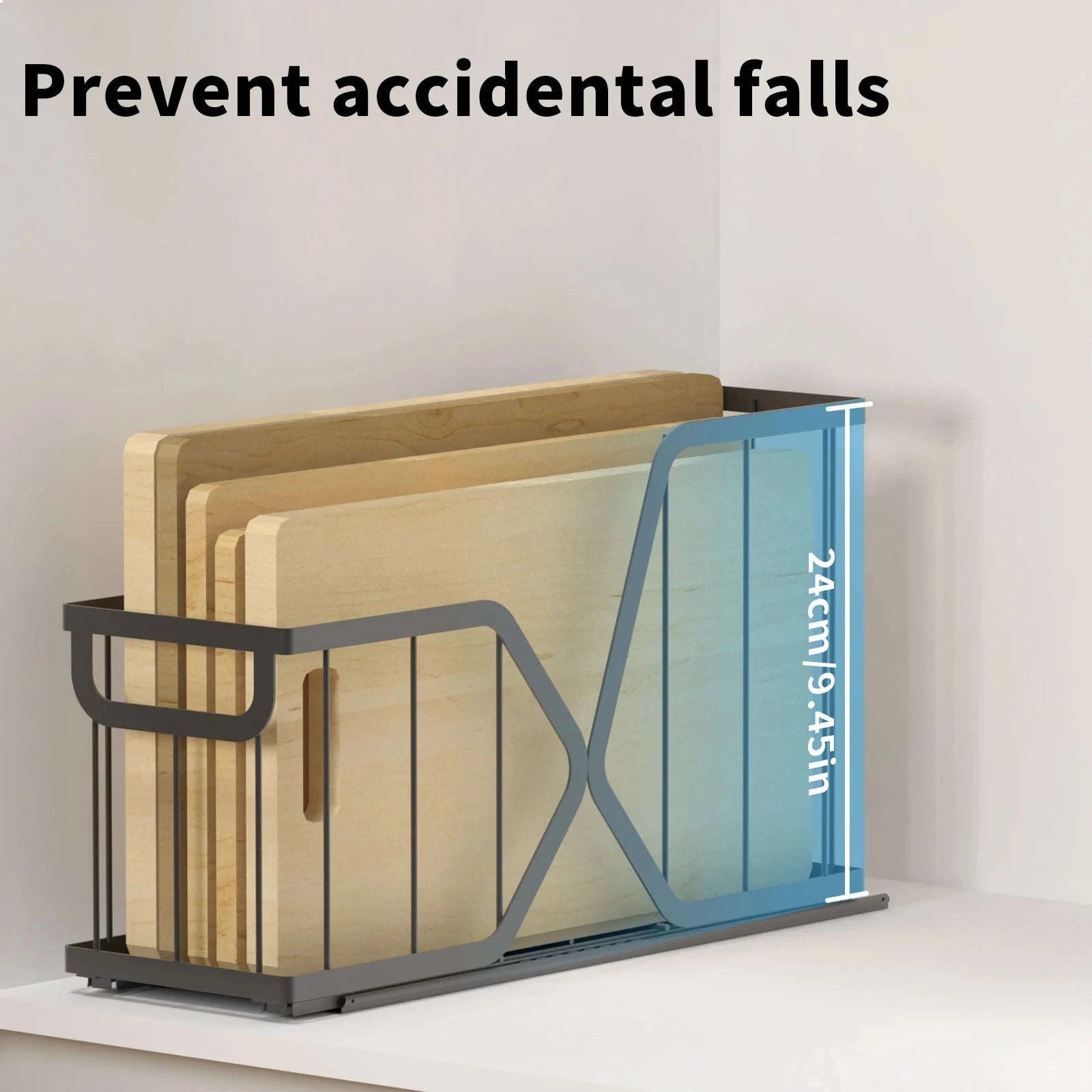 2pcs Slim Pull-Out Cabinet Organizer 14cm Narrow Storage Rack-a set / france