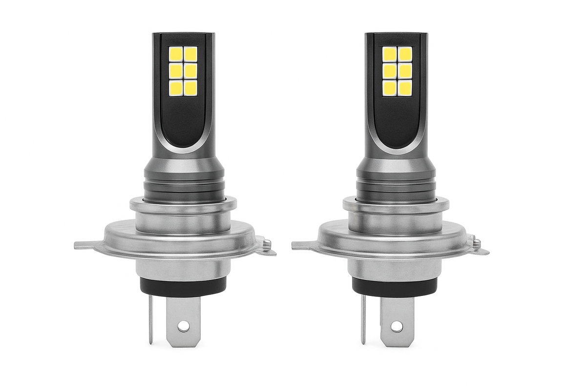 2 Pce Super Bright H4 H7 LED-pære bilhovedlys motorcykel H1 H3 H8 H9 H11 auto tåge-lamper 9005 9006 HB3 HB4 lys 12V 24V 80W