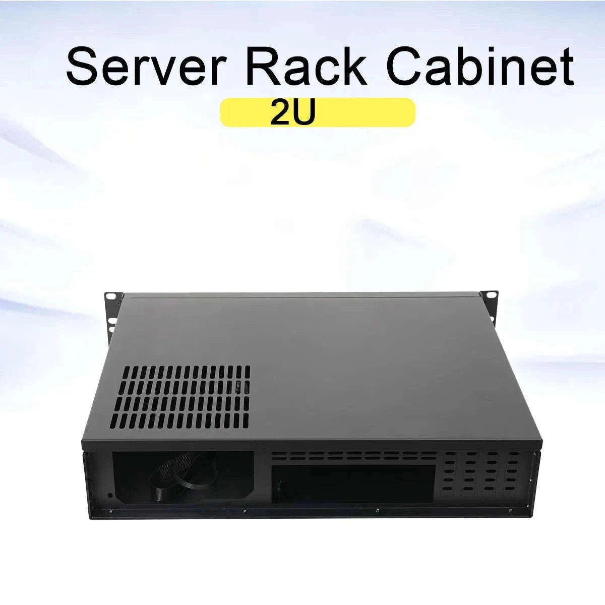 2U Ultra Short Rack Server Case 35cm Depth Micro ATX Mini ITX-United States